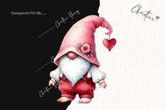 Cute Valentines Gnome | Valentines Day PNG Product Image 2