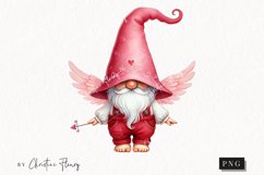 Cute Valentines Gnome | Valentines Day PNG Product Image 1