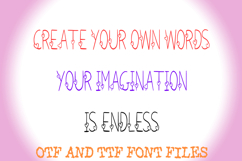 Cute Valentines Love Font Romantic Hand-Drawn Heart Letters Product Image 3