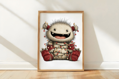 Cute Valentines Monster Clipart Product Image 3