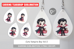 Cute Vampire Boy Earring Product Image 1