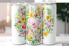 Cute Pastel Watercolor Tumbler Design Product Image 5