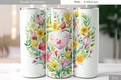 Cute Pastel Watercolor Tumbler Design Product Image 5