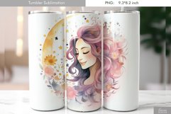 Cute Pastel Watercolor Tumbler Design Product Image 3