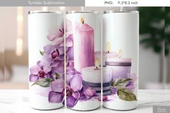 Cute Pastel Watercolor Tumbler Design Product Image 5