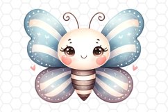 Cute Watercolor Butterfly Clipart Sublimation PNG