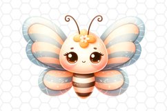 Cute Watercolor Butterfly Clipart Sublimation PNG