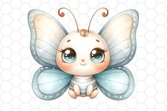 Cute Watercolor Butterfly Clipart Sublimation PNG