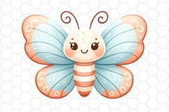 Cute Watercolor Butterfly Clipart Sublimation PNG