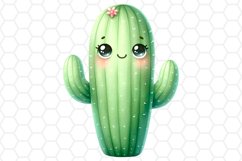 Cute Watercolor Cactus Clipart Sublimation PNG