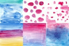 Cute Watercolor Digital Papers Background Product Image 2