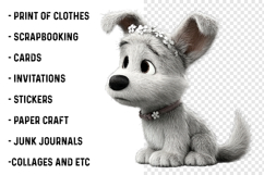 Cute Watercolor Dogs Clipart Product Image 2