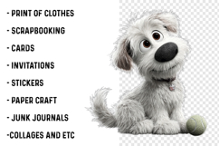 Cute Watercolor Dogs Clipart Product Image 2