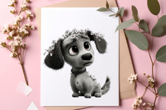 Cute Watercolor Dogs Clipart Product Image 5