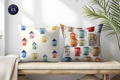 Tiny Home Mugs Seamless Decorative Craft Digital Paper Product Image 2