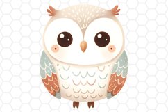 Cute Watercolor Owl Clipart Owl PNG Design