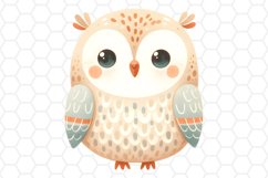 Cute Watercolor Owl Clipart Owl PNG Design
