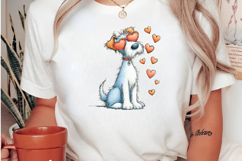cute-whimsical valentine fluffy dogs Product Image 2