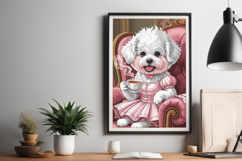 Cute white dog in pink dress Product Image 3