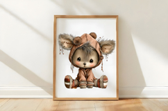 Cute Winter Animals Clipart Product Image 3