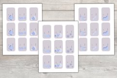 Cute Winter Mood Printable Gift Tags Cricut Bundle PNG Product Image 2