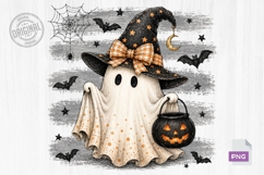 Cute Witch Ghost PNG Product Image 1