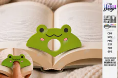 Animal Book Page Holder Laser Cut | Wooden Frog | Gift Idea Product Image 1