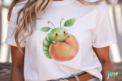 Cute Worm Watercolor Clipart Product Image 7