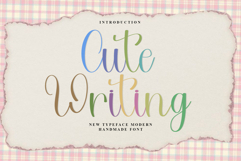 Cute Writing Product Image 1