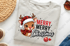 Cute Xmas Reindeer Sublimation Product Image 3