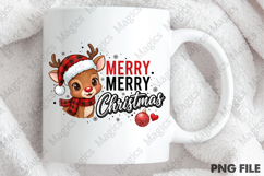 Cute Xmas Reindeer Sublimation Product Image 4