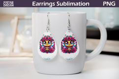 Bee Roses Teardrop Earrings | Cute Animal Floral Earrings Product Image 1