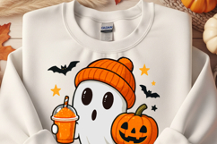 Cute Halloween Ghost Sublimation Design Product Image 2