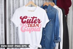 Cuter Than cupid - Valentine&#039;s Day Retro Design Product Image 1
