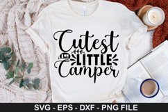Cutest Little Camper SVG - Adventure Design Product Image 1