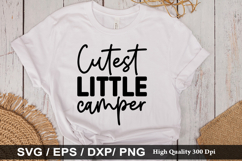 Cutest little camper SVG - Camping Design Product Image 1
