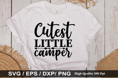 Cutest little camper SVG - Camping Design Product Image 1