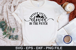 cutest little clover in the SVG - St. Patrick's Day Design Product Image 1
