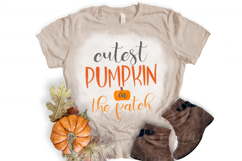 Cutest Pumpkin in the Patch SVG PNG Product Image 2