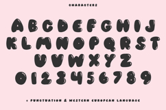 Cutesy Bubbles Display Font Product Image 10