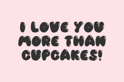 Cutesy Bubbles Display Font Product Image 5