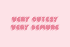 Cutesy Bubbles Display Font Product Image 8