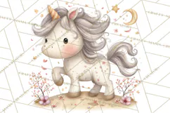 Princess and Unicorn Clip Art PNG Magical Mini World Product Image 2