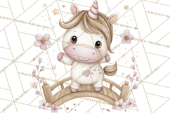 Princess and Unicorn Clip Art PNG Magical Mini World Product Image 3