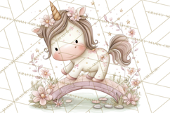 Princess and Unicorn Clip Art PNG Magical Mini World Product Image 4