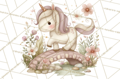Princess and Unicorn Clip Art PNG Magical Mini World Product Image 2