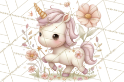 Princess and Unicorn Clip Art PNG Magical Mini World Product Image 5