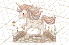 Princess and Unicorn Clip Art PNG Magical Mini World Product Image 2
