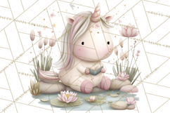 Princess and Unicorn Clip Art PNG Magical Mini World Product Image 5