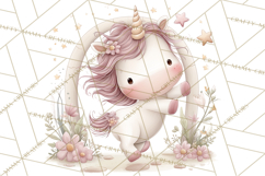 Princess and Unicorn Clip Art PNG Magical Mini World Product Image 3